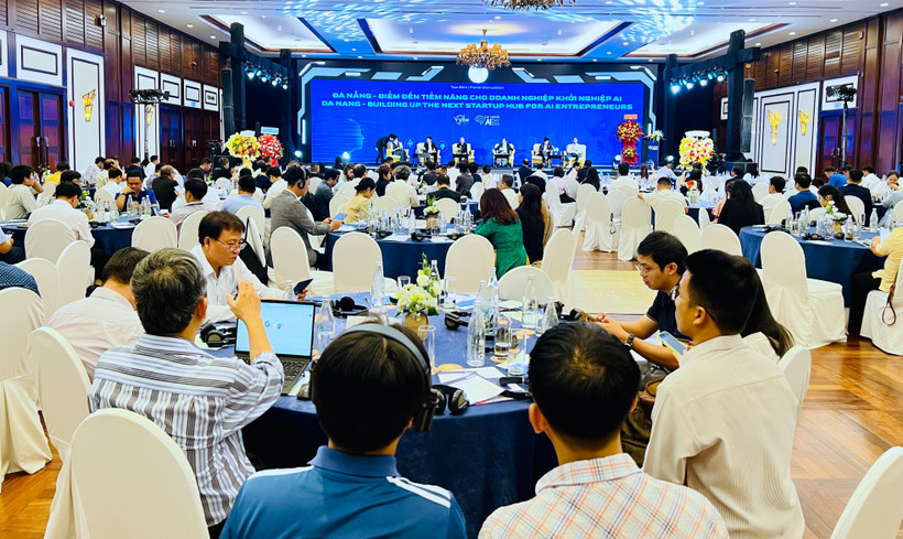 Hội thảo "Trí tuệ nhân tạo - Động lực mới phát triển Đà Nẵng". (Ảnh: Thanh Phong/Vietnam+)